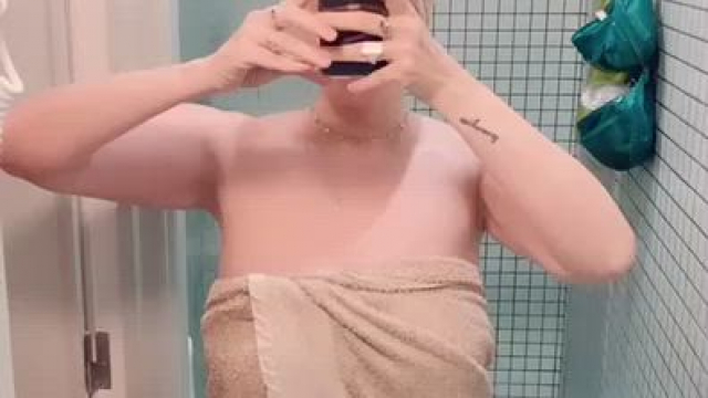 whoops i dropped my towel