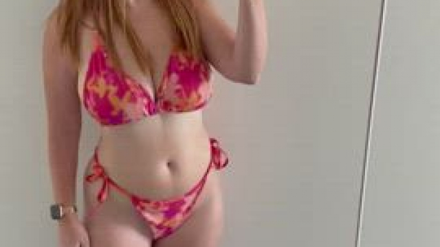 tits never stay in my bikini top