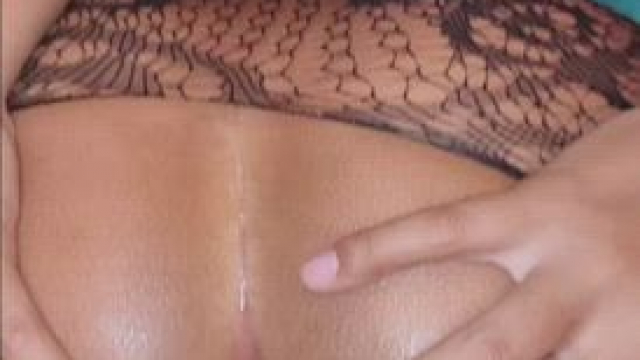 Wow he gaped my ass good this time