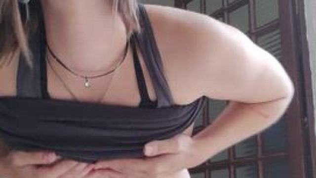 Today I feel sexy with my little boobs!