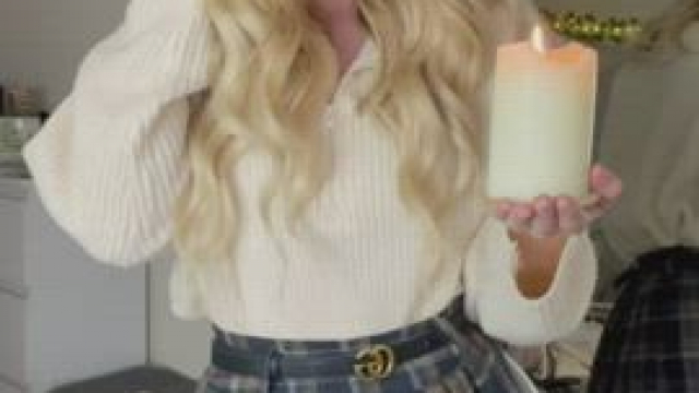 This candle was the only thing I could blow during NNN.. now I need to make up f