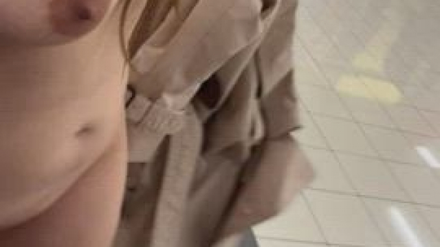 Wore nothing but my coatto the store