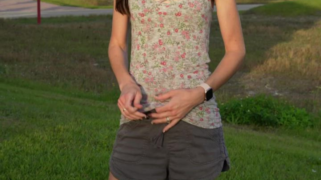 My neighbor definitely saw me flash my slight tits