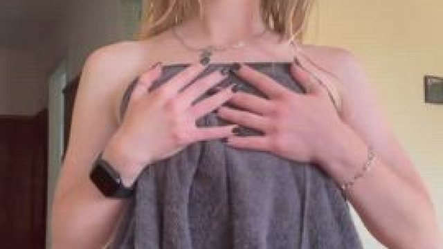 after a shower, my nipples become even more tender