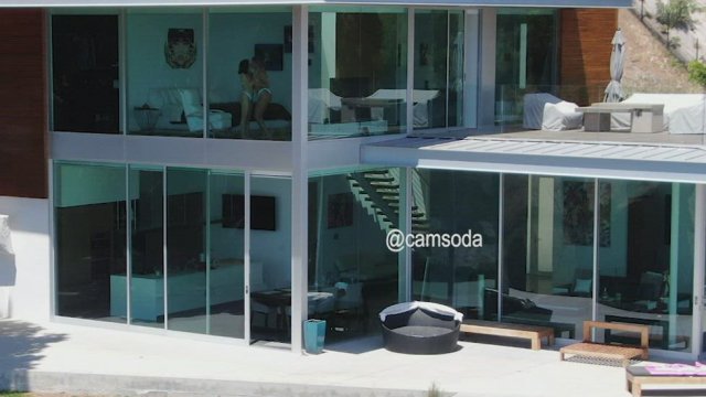 Drone catches 2 hot chicks going at it