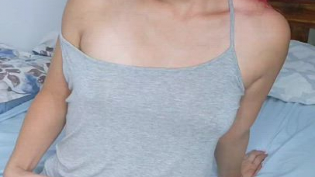Here's my tiny tits ¿want a feel?