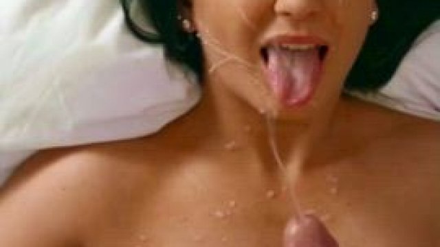 Making a mess of her face