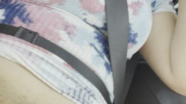 No panties while running errands always gets me tons of smiles