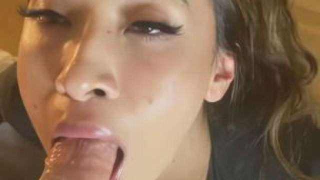 Sexy Blonde Gf Huge Cock Bj Deepthroat