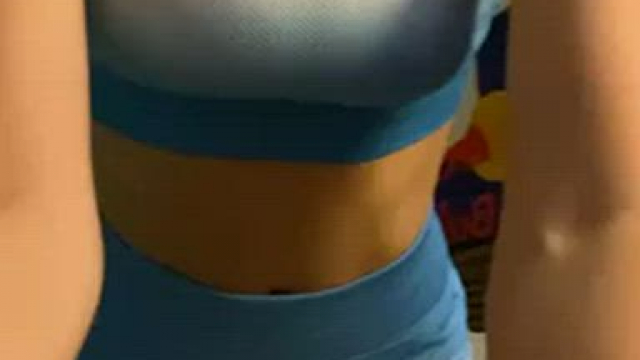 Got naked in my brothers room while he went to the bathroom