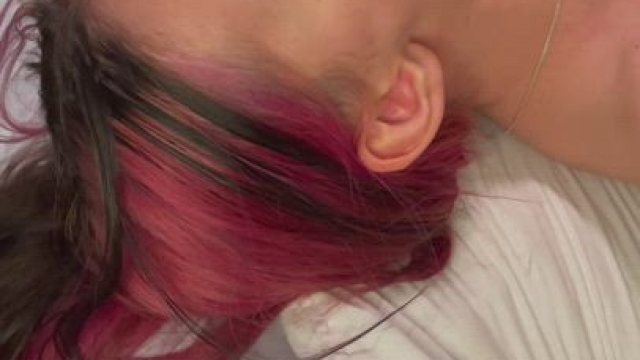 I love watching it slide down