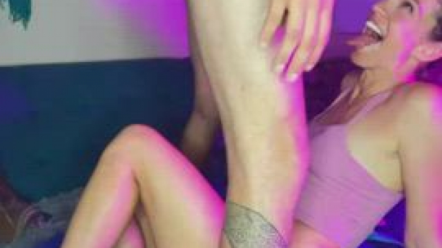 A load in my mouth and face.