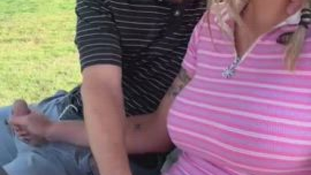 Not your typical day on the golf course