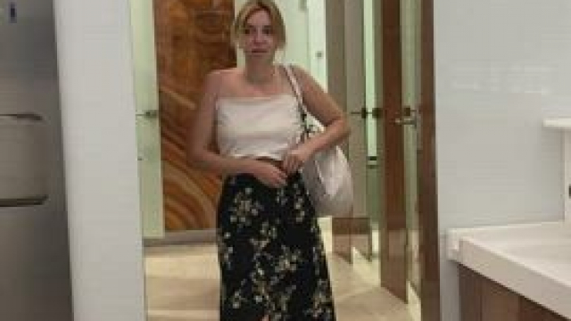 I’m at the changing room