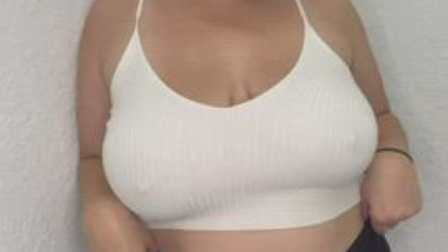 Admiring my tummy and titties