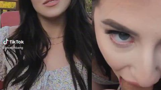 Aubree Valentine Tiktok splitscreen