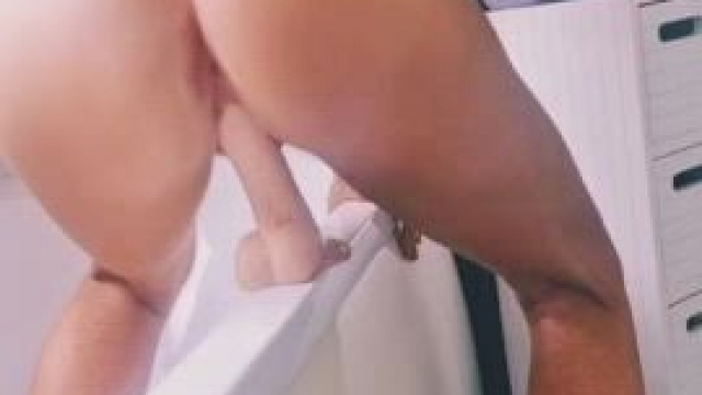 watch my pussy grip my dildo