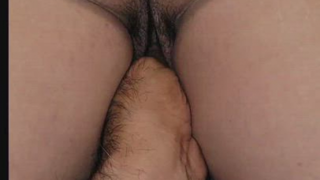 Clit massage from the back. [fm]