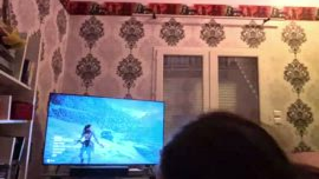 Sucking my dick while playing video game, as always and as it should be