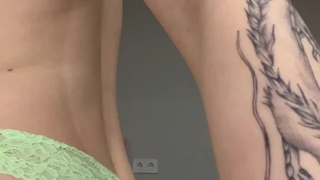 A little embarrassed to show how hungry my pussy is now, she even ate my panties