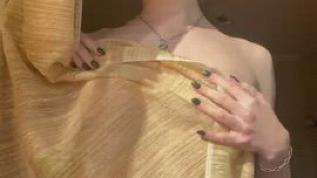 the sun gently caresses my excited nipples