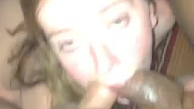 Her bull and I both filling her mouth. She loves to tease before she fucks him i