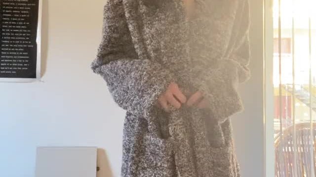 I hope you like what I’ve got underneath my robe (19) 