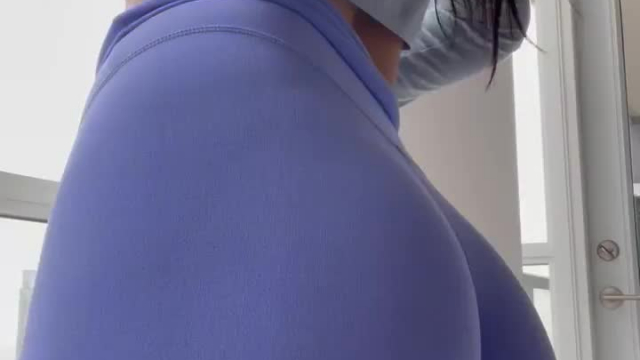 My ass looks so perfect in these tight leggings