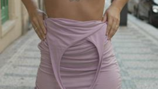 I got naked in the street