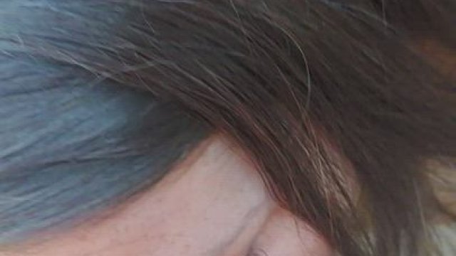 A wink to hubby while multitasking