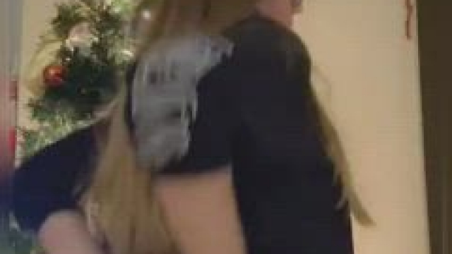 I got you a Christmas gift... it's big, round and tasty