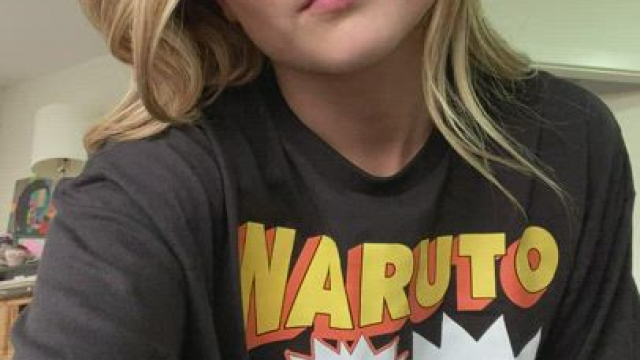 Do you prefer me in or out of my Naruto shirt?