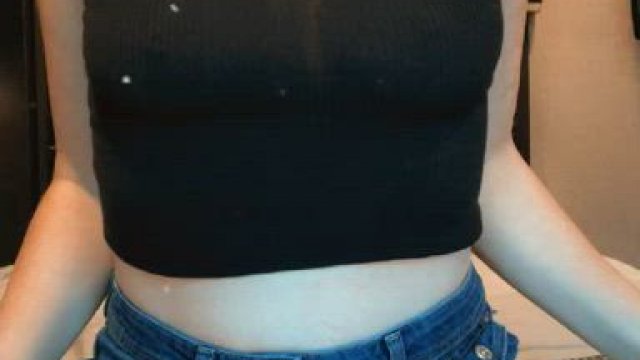 First post here. Just me… 41-yr old, mom of two doing a little crop top titty dr