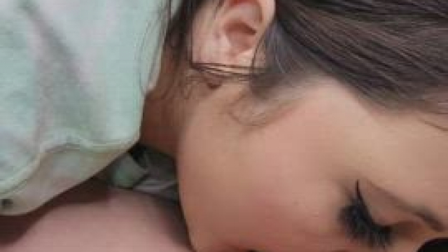 Her pussy lips are my favorite to make out with. [F] [F]