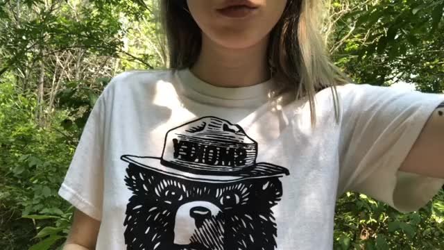 Do you like petite girls who get naked outside?