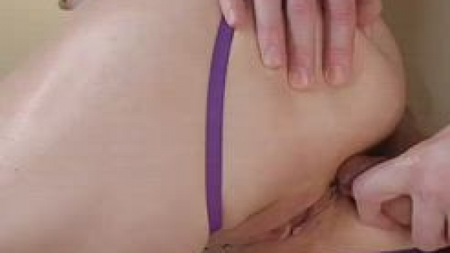 Stunning red head gets her ass fucked