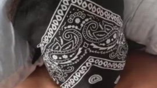 Sucking 8 inch white cock