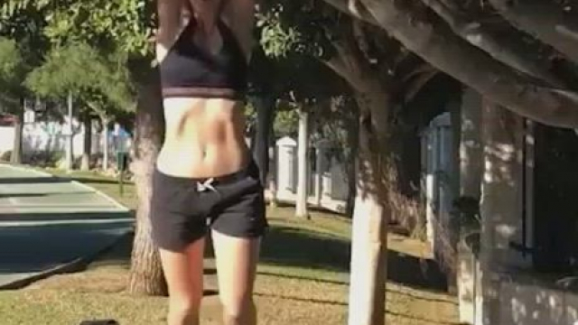 Friends fooling around