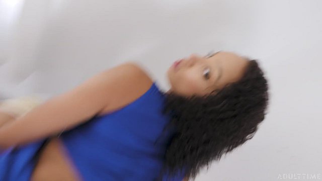 Beauty and horny cheerleader have her tight ass banged on chair