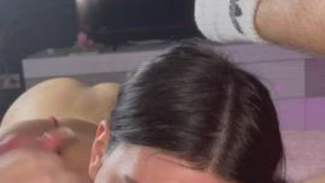 I love seeing him cum