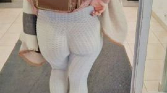 It's nothing, it's just my huge, juicy ass on the escalator at the mall. Heh