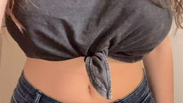 Having fun with my tits [GIF]