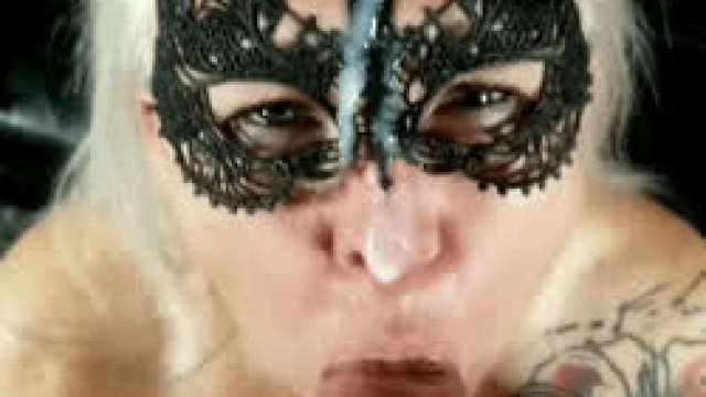 Great aim, didn't get my eyes...