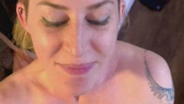 [OC] Horny MILF redhead who loves sucking dick can’t get enough of his cum!! I w