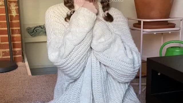 I have a surprise for you under my sweater