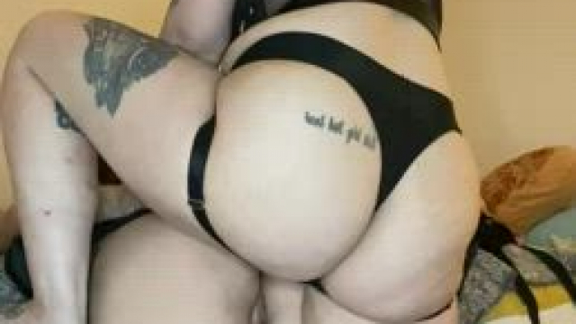 My sissy slut tucks his useless cock between his legs because the only way he’s 