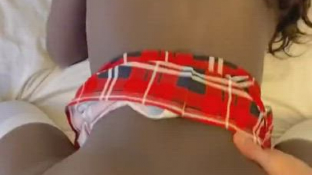 horny babe gets her pussy filled with cum