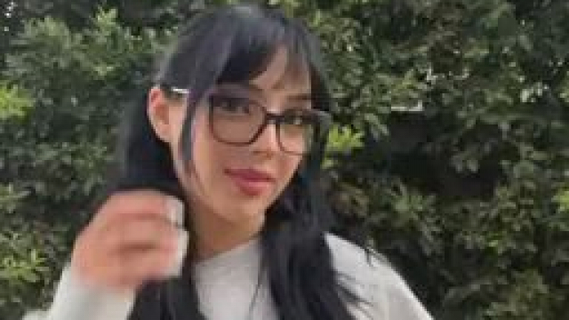 I’ll show you my goodies but glasses are staying on