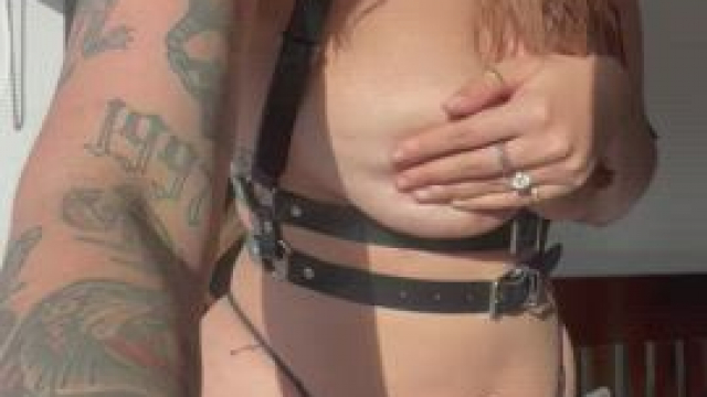 Just putting on a show for the passers by