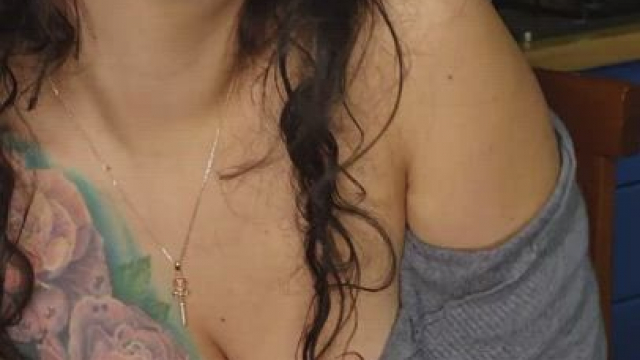 Pull down my sweater and put your face between my tits (OC)